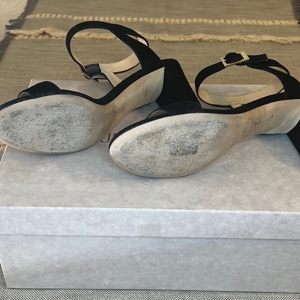 Authentic Jimmy Choo black city sandal - Picture 4 of 5